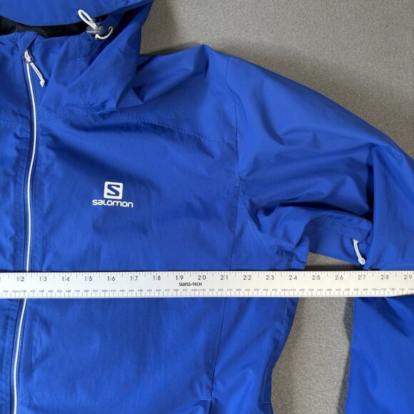 Salomon Advanced Skin Dry Mens Jacket L Gorpcore Outdoor Waterproof Hooded Tech - Picture 9 of 16